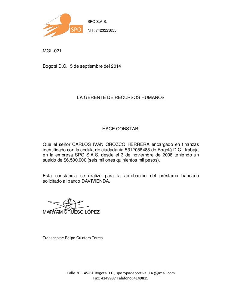 Certificado y Constancia