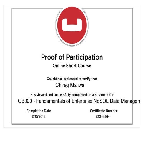 Certificate | PDF