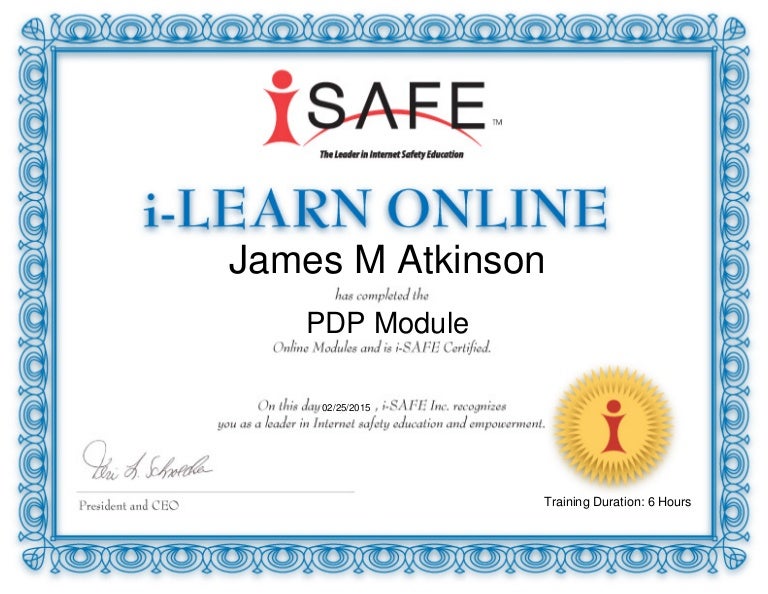 iSafe Certification