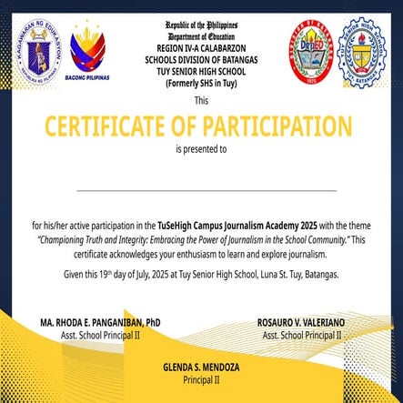 Training for Journalism Certificates 2.0