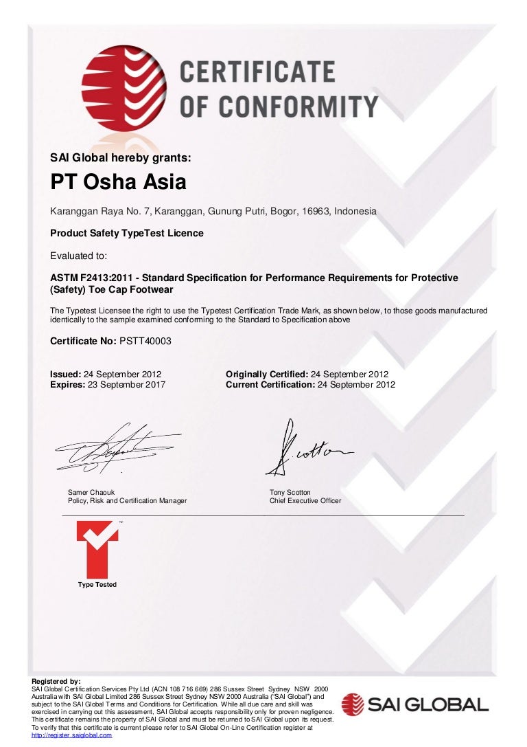 astm f2413 safety standards