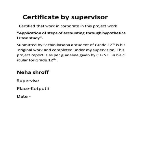 Certificate by supervisor 4 1.