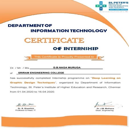 Graphic Design Internship