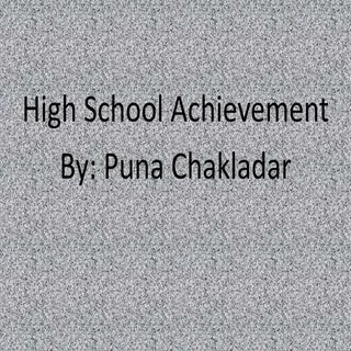 High School Achievement 