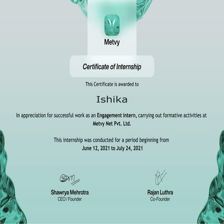 Engagement Intern | PPT