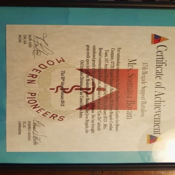 Army brifer certificate | PDF