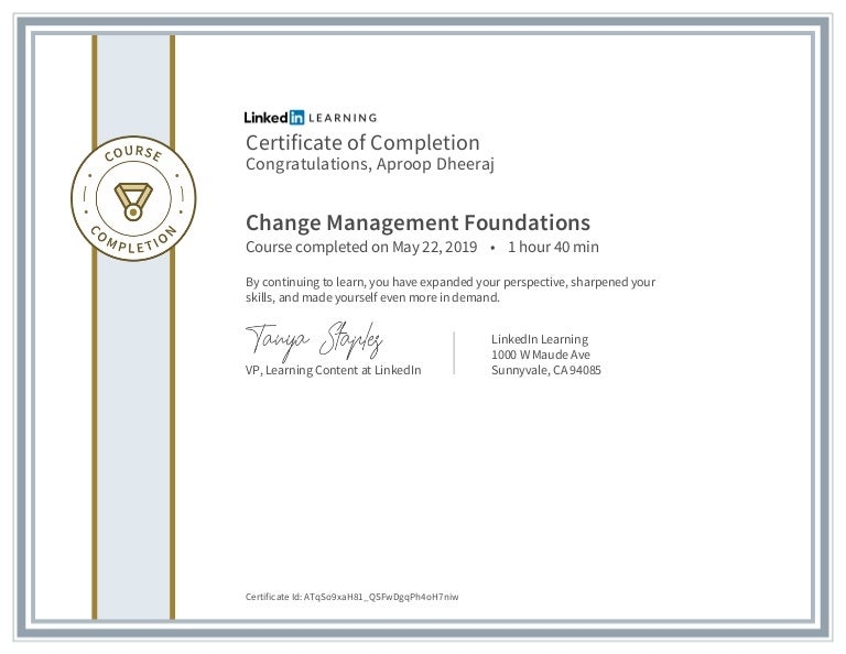 Change-Management-Foundation Zertifizierungsfragen