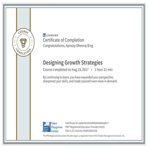 Certificate ofcompletion designinggrowthstrategies