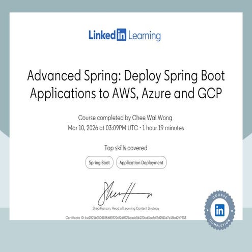 Comprehensive Java and Spring Boot Development and Deployment Training ...