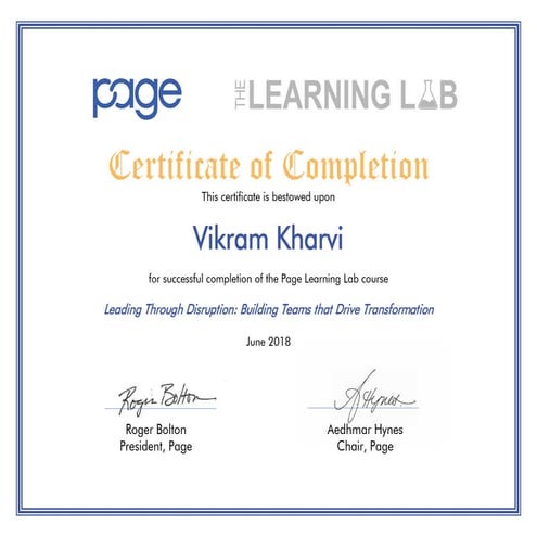 Leading Through Disruption: Building Teams that Drive Transformation