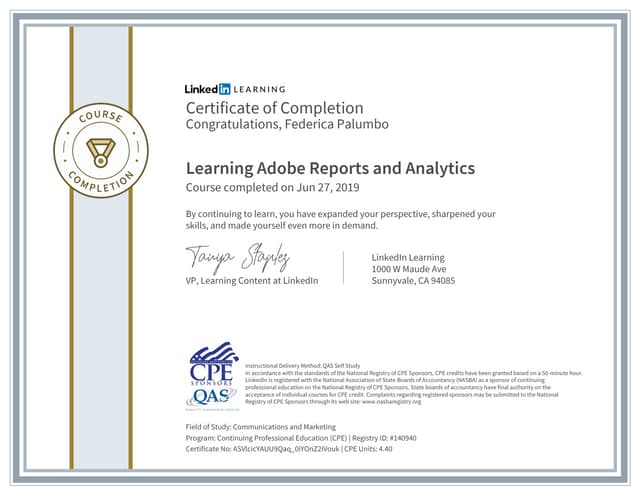 Learning Adobe Reports and Analytics