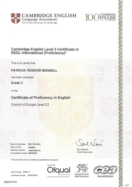 O Level Cert | PDF