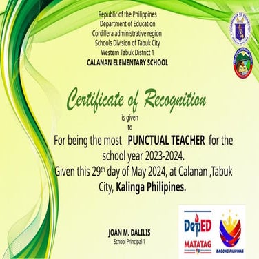 CERTIFICATE OF Punctuality  teacher(3).pptx