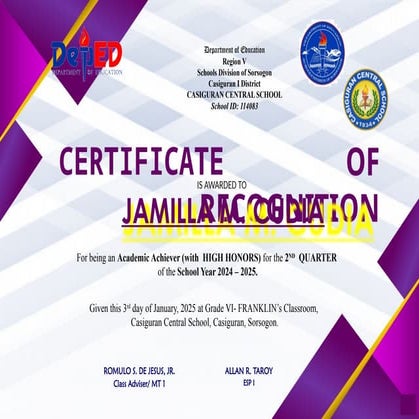 CERTIFICATES by Savanna Cunningham.pptx,