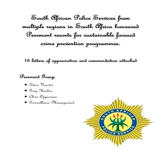 Certificates of appreciation and tr...