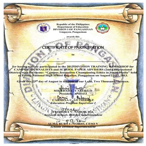 OJT Certification | PDF
