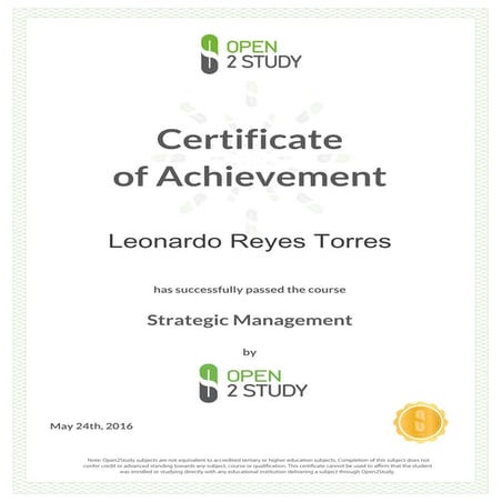 Strategic Management