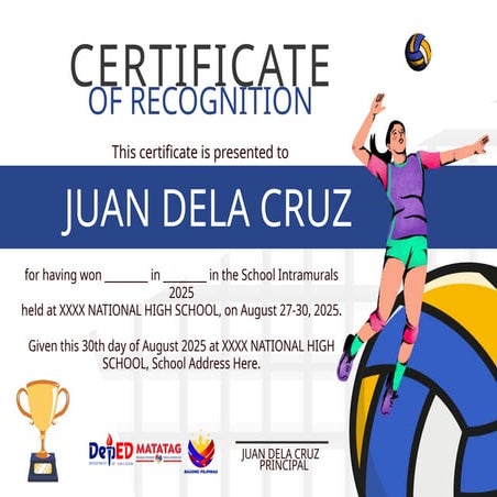 INTRAMS PROGRAM 2025 - 2026 Elementary and High school | PPTX