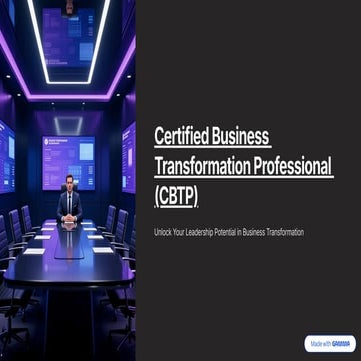 Photo inspiration: Picture Idea: Certified Business Transformation Professional Cbtp Pdf