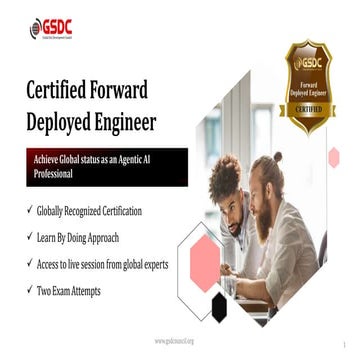 The Complete Career Guide to Forward Deployed Engineer Certification | PDF
