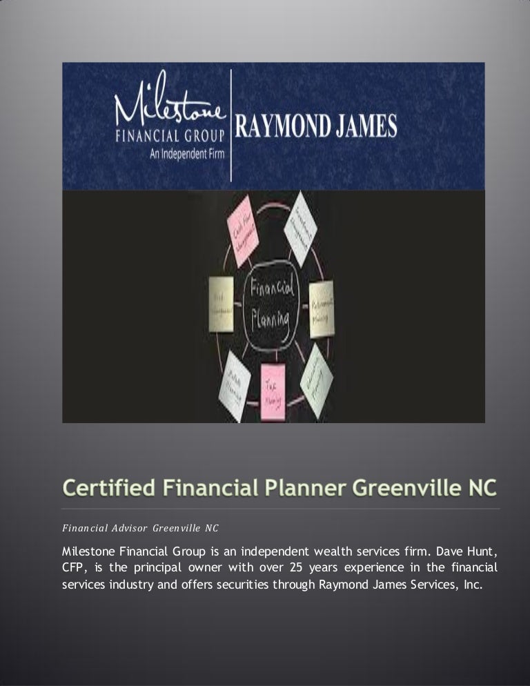Certified Financial Planner Greenville NC