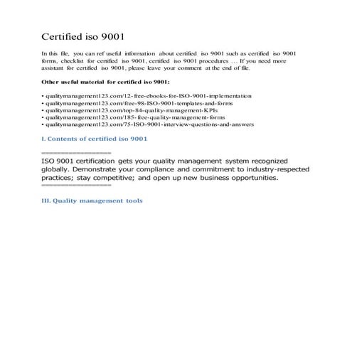 Nqa iso 9001 | DOCX