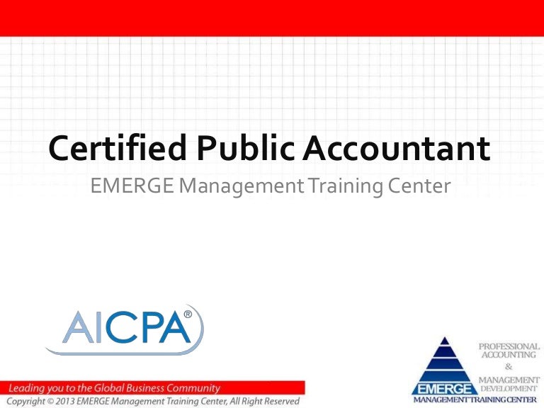 Certified Public Accountant CPA