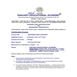 Certified safety officer course