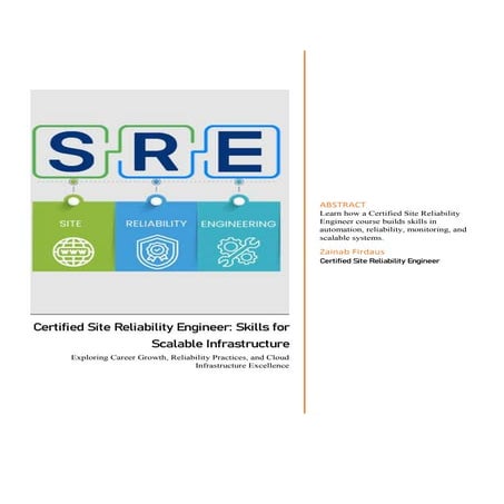 What is Site Reliability Engineering (SRE) | PPTX