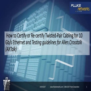 Cable testing 101 how to read the link ware™ pc report | PDF