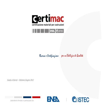 CertiMac guida ai servizi_2012
