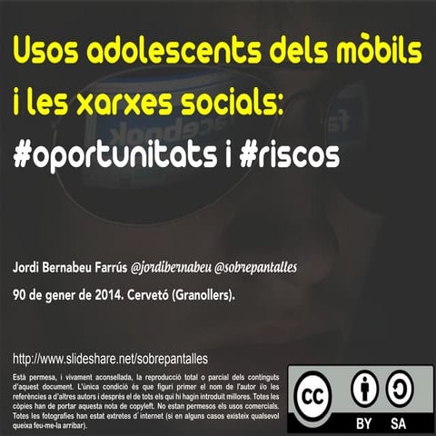 Usos adolescents dels mòbils i xarxes socials