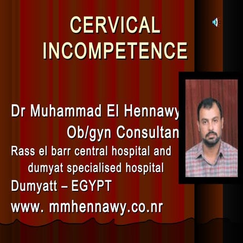 Cervical incompetence | PPT