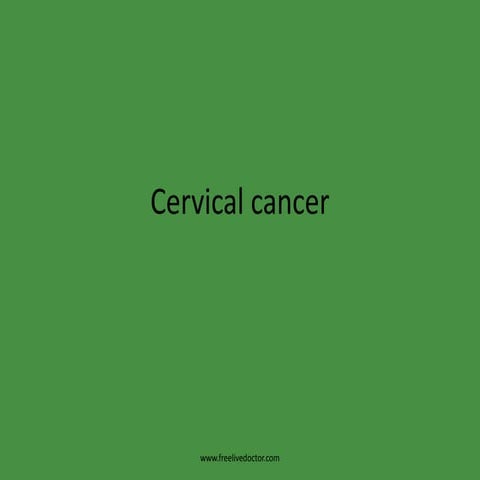 Cervical cancer