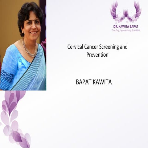 Cervical cancer screening and prevention | PDF