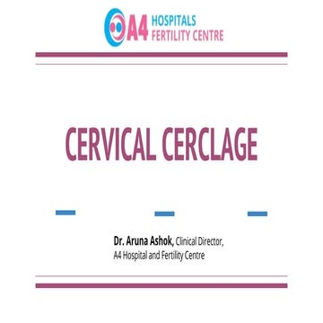 Cervical cerclage procedure