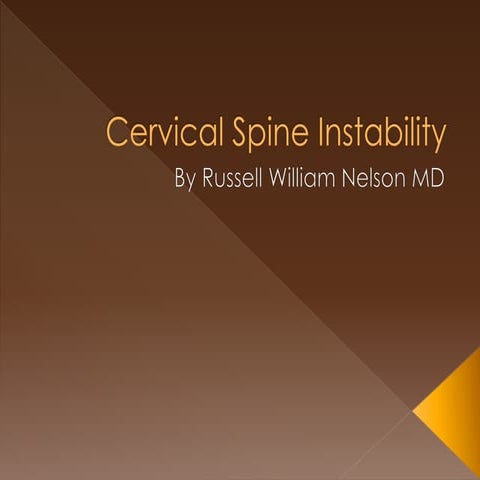 How Can Cervical Spine Instability Affect You? | Causes and Treatments ...