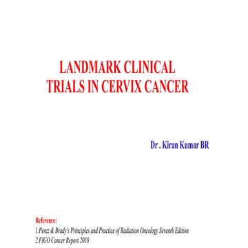 Cervix landmark trials- kiran   