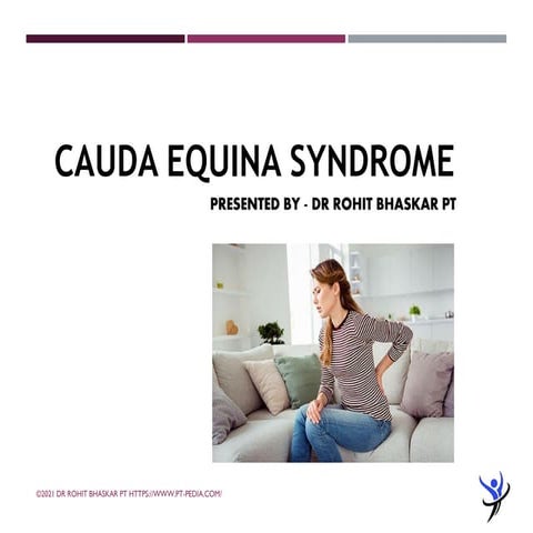 Cauda Equina Syndrome - Dr Rohit Bhaskar