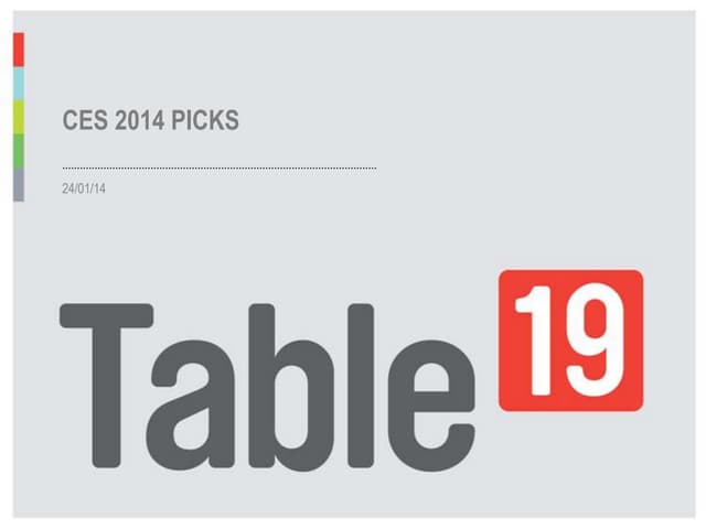 CES 2014 - Our Top Picks