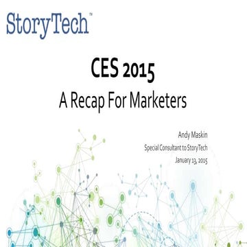 StoryTech's CES 2015 Recap for Marketers