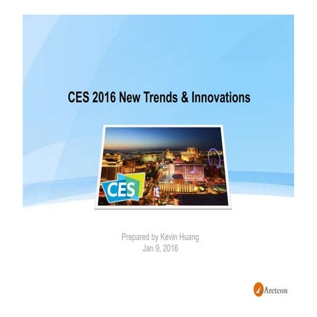 CES 2016 new trends & innovations