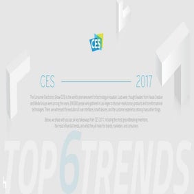 6 Key Trends from CES 2017