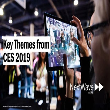 CES2019 Key Themes