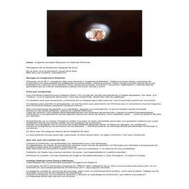 Cesía   texto por Eva Finquelstein