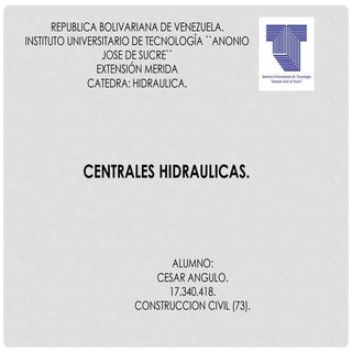 centrales hidraulicas