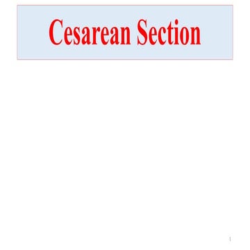 CESAREAN SECTION in humans beansbms.pptx