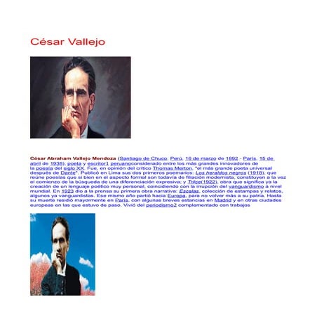 Cesar vallejo | PPTX