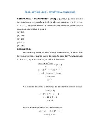 Cesgranrio transpetro resolvida