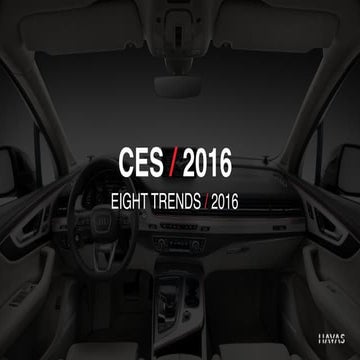 CES 2016 Trends and Implications - Havas 